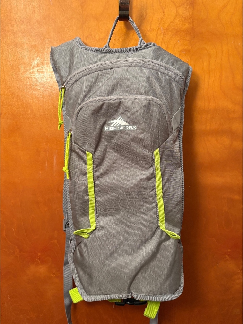 High Sierra Gray & Green Hydration Hiking Backpack